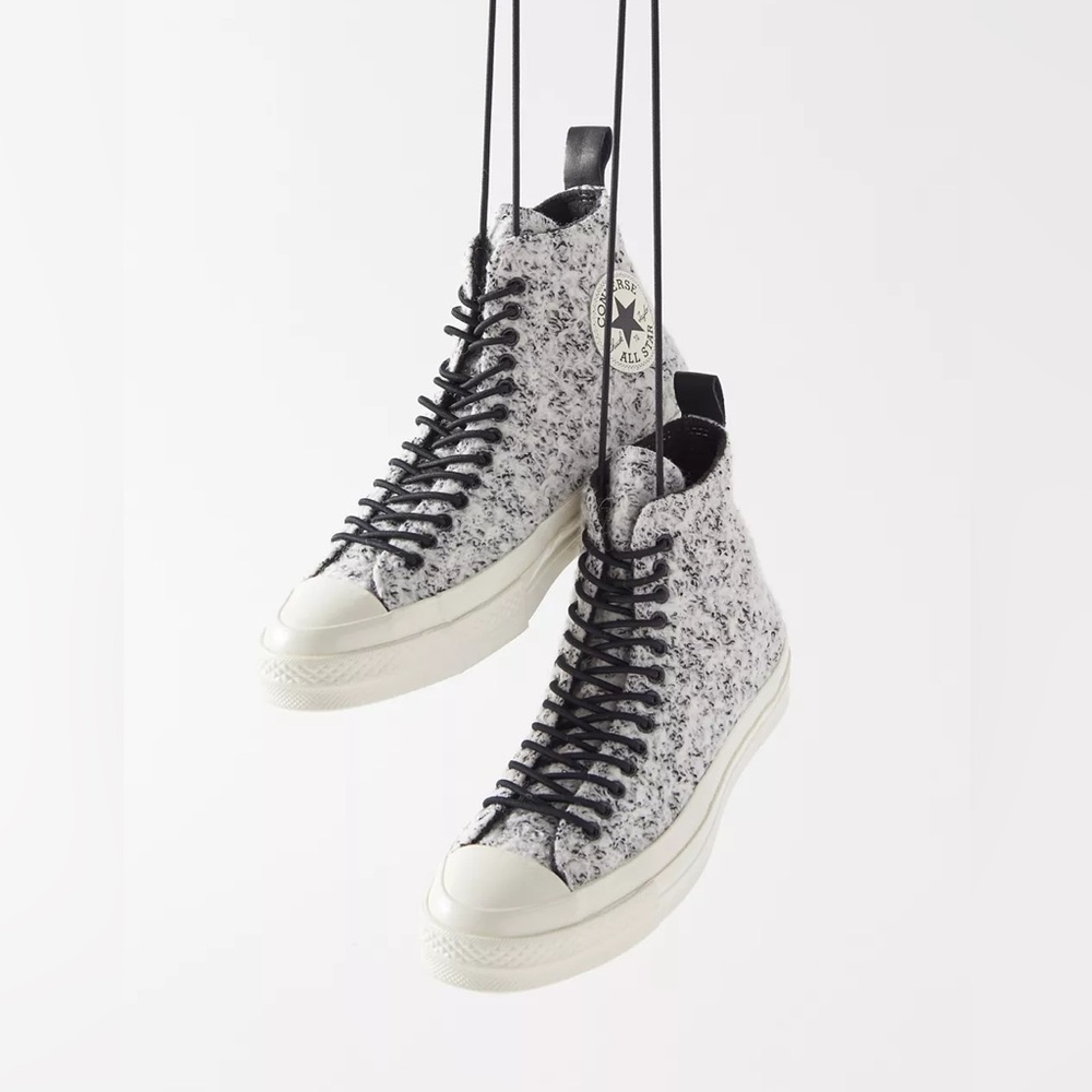 NWOB Converse Chuck 70 Boucle Wool High Top Sneaker - Picture 1 of 7